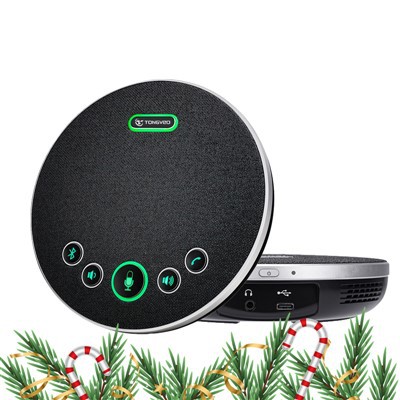 Mikrofon dan pembesar suara USB profesional untuk persidangan video dan kerja pejabat